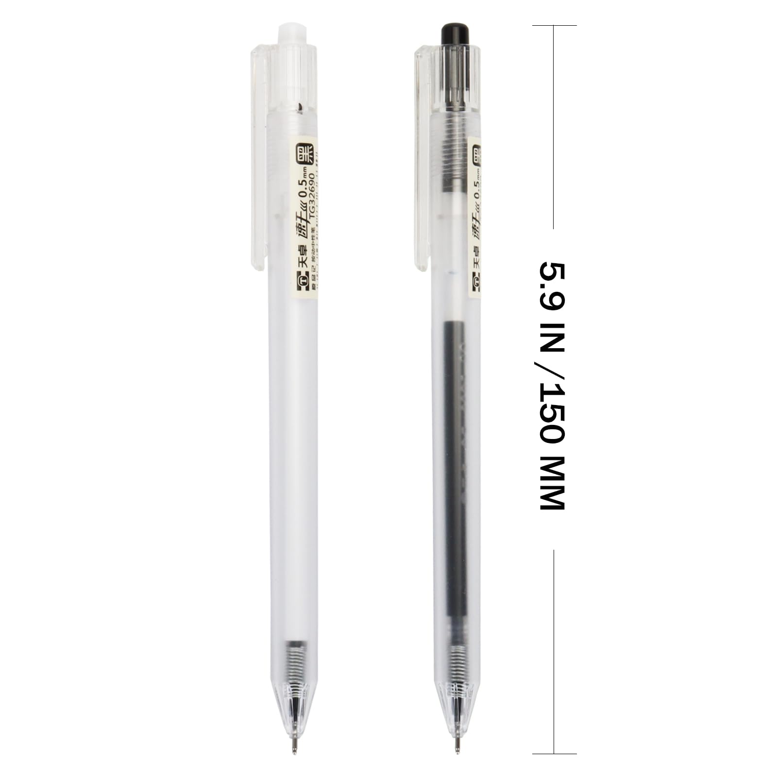 Amazon.com: PurpleWillow Gel Pens, Fine Point 0.5 MM,12 Pcs