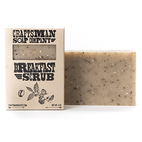 Breakfast Scrub. Coffee & Oatmeal Bar Soap. 100% All-Natural Handmade.