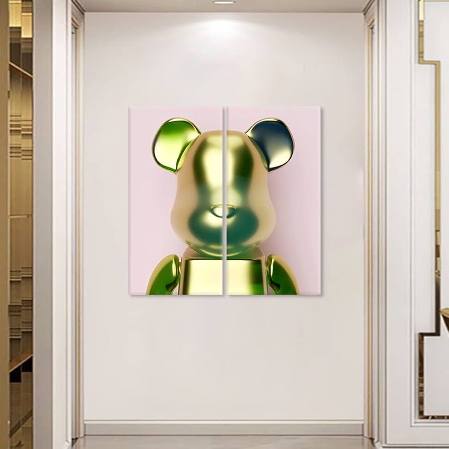 ベアブリック　BE@RBRICK アートパネル Amazon.co.jp: Be@rbrickアートパネル ベアブリック壁掛け 絵画