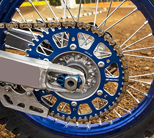 Couronne alu SCAR haute performance bleue 48 dents compatible Sherco