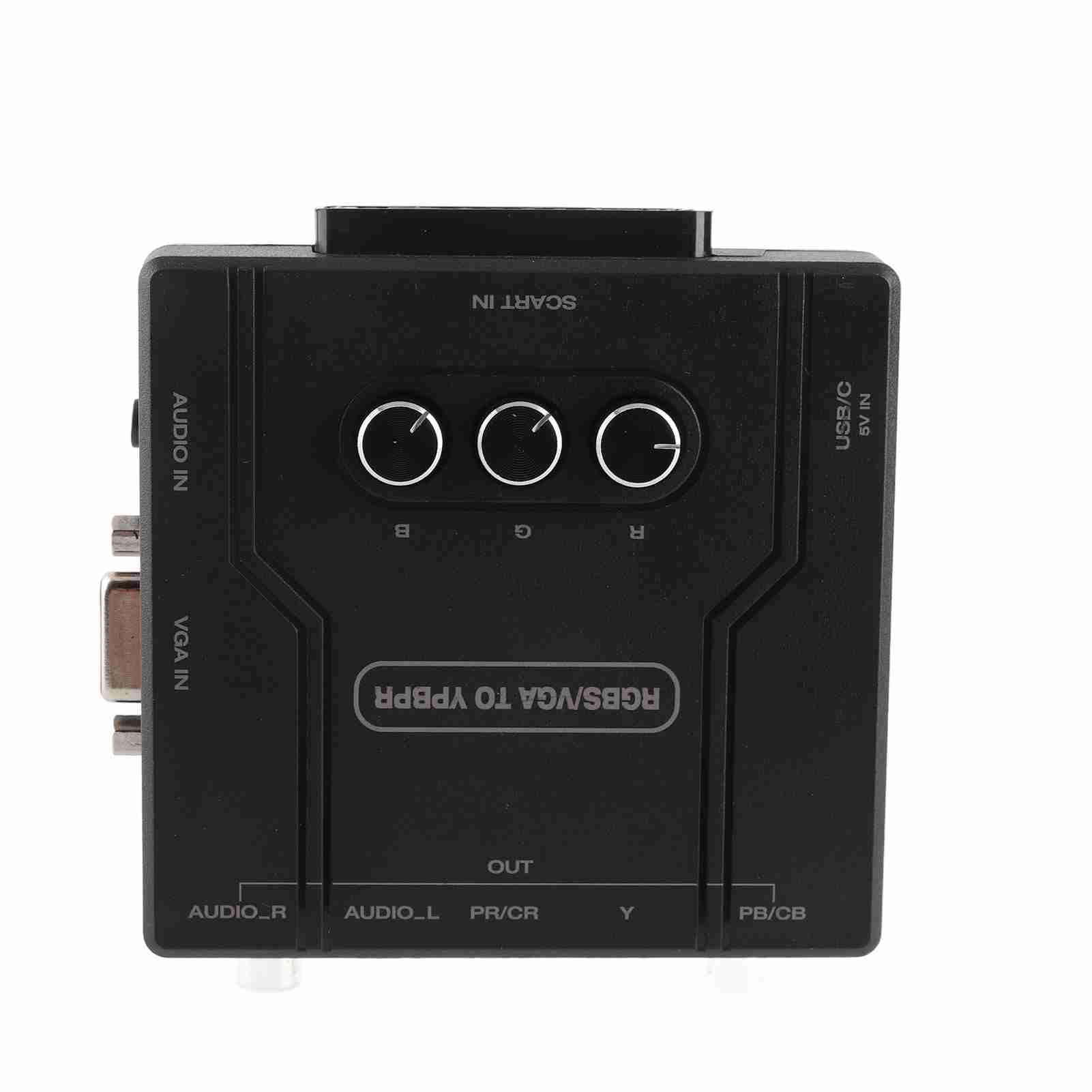 aqxreight Hochwertiger RGBS VGA SCART zu YPBPR Konverter für Klassische