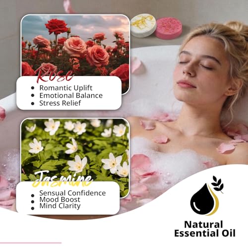 Image of Shower Steamers Aromatherapy SWCANDY 8 Pack Gifts for Mom - Wife, Daughter, Grandma, Women, Sister and Teen Girls Natural Essential Oils Home Spa Self Care Stress Relief Relaxation