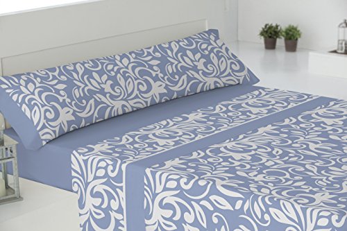 Todomueble Amalfi Juego de Sábanas, Azul, 230 x 270 cm Cover