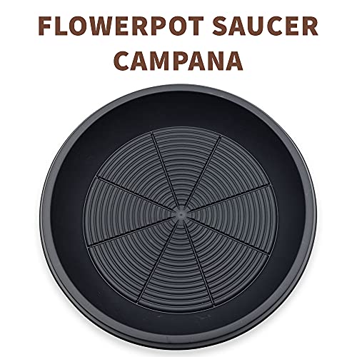 Kuvias Flowerpot Saucers - Pack of 4 - Collects Drainage & Dirt - Keeps your Home, Balcony & Garden Clean - For Use with Pots - Image 2
