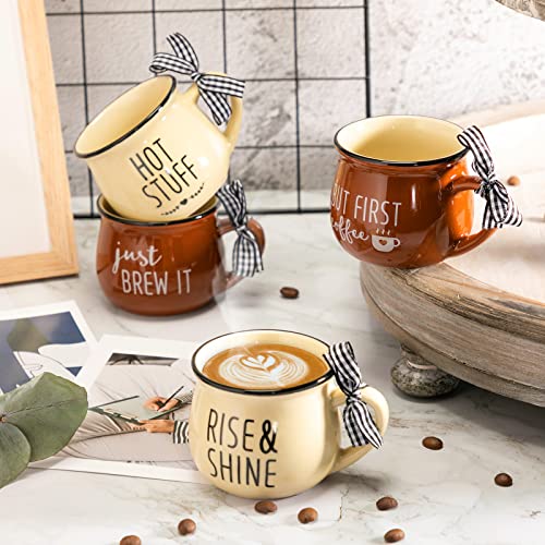 Patelai-4-Pcs-Farmhouse-Coffee-Cups-Mini-Espresso-Cups-5-oz-Christmas-Coffee-Mugs-Set-with-Handle-for-Coffee-Bar-Decoration-Holiday-Party-Gift Patelai 4 Pcs Farmhouse Coffee Cups Mini Espresso Cups 5 oz Christmas Coffee Mugs Set with Handle for Coffee Bar Decoration Holiday Party Gift