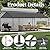 GOJOOASIS 10x20 Carport Heavy Duty Portable Garage Shelter Metal Car Canopy Tent with UV-Resistant & Weatherproof Top Cover for RV & Vehicles (Gray, 10x20 Without sidewalls)
