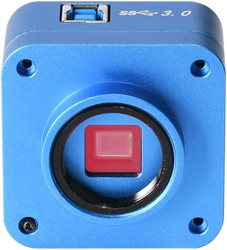 Miniatura 3 de HAYEAR Cámara de microscopio digital USB3.0 8 megapíxeles USB cámara de vídeo en vivo con calibración soporte Windows Mac HY-900B