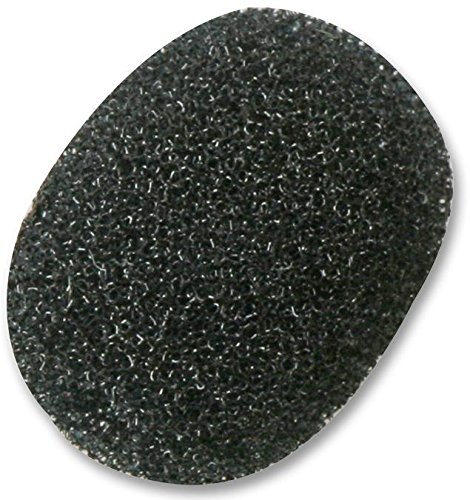 PULSE 5x Headset Microphone Windshields, Black Foam Covers for Miniature Mic 9mm Length Max