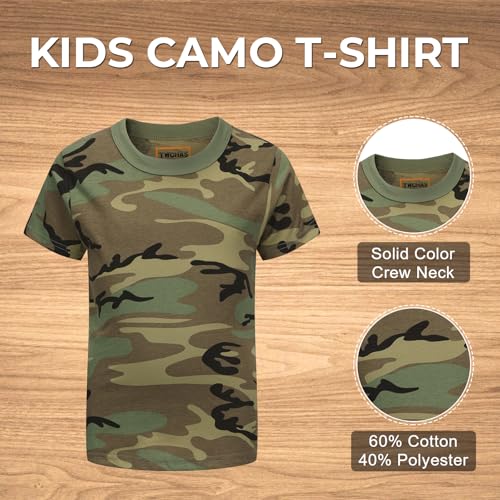 Kids Camo T-Shirt, Lightweight and Breathable Summer Camo T-Shirt for Outdoor Play, Adventure and Everyday Comfort4