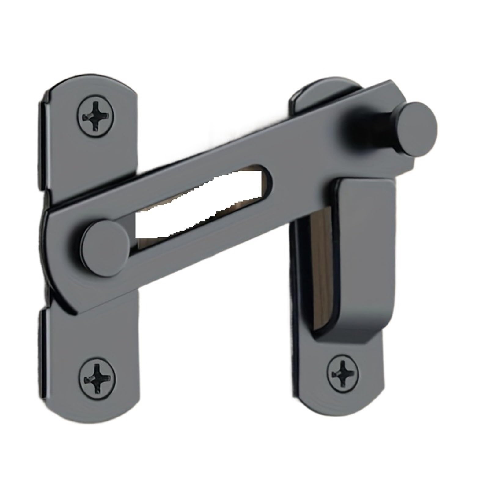 Dqzrtueca One Color Stainless Steel Barn Door Lock 0/180 Sliding Latch Garage Bathroom Doors Cabinets