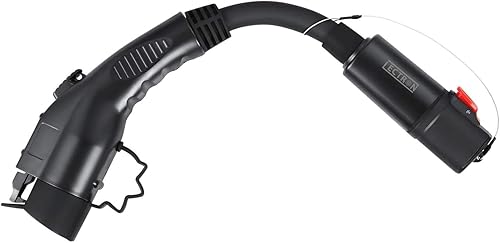 Lectron - Adaptador Tesla a J1772, máximo 40 A y 250 V, compatible con conector Tesla de alta potencia, cargador de destino y conector portátil