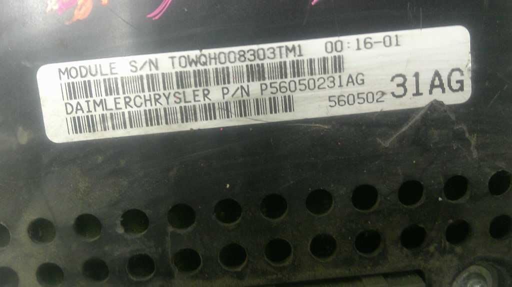 Body Control Module BCM Fits 04 Compatible with Jeep Compatible with Grand Cherokee P56050231AG 56050231AG