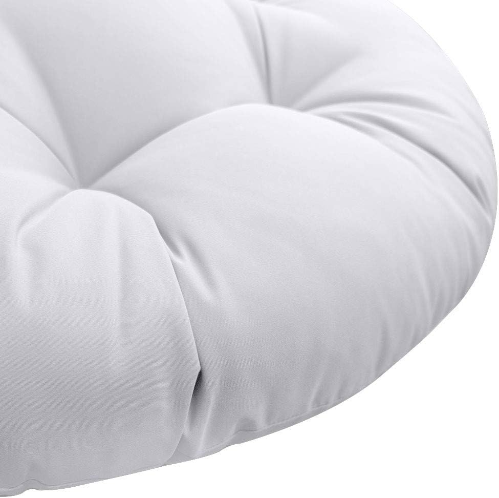 Prolinemax AD105 48" x 6" Round Papasan Ottoman Cushion 12 Lbs Fiberfill Polyester Replacement Pillow Floor Seat Swing Chair Outdoor/Indoor