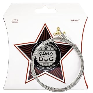 Electric Guitar Strings 6 String Guitar Accessories Nickel Plated Steel with PVD Ion Coating Electric Guitar Strings Kit Consistent Feel & Lasting Bright Tone (Super Light,09-42(1 Pack)) - Les Beatles, Paul McCartney, John Lennon, RIngo Starr, George Harrison