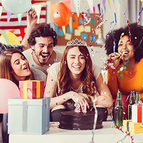 YIDOMDE Tiara gouden verjaardagssjerp voor meisjes, verjaardag, sjerp, kroon, verjaardag, hoofdtooi, meisjes, verjaardagscadeau, queen, haaraccessoires voor feesten, bruiloft en bruid - Image 7