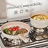 CAROTE Nonstick Pots and Pans Set, Cookware Set Detachable Handle, 19 Pcs Induction Kitchen Cookware Sets Non Stick with Removable Handle, RV Cookware Set, Oven Safe, Elegant White, Mothers Day Gifts #4