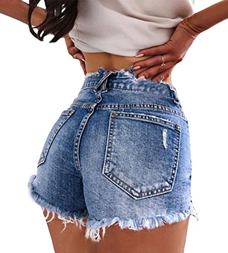 pantalones cortos rotos mujer
