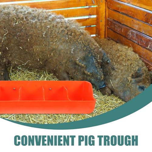 Mangeoire à cochons à compartiments pour éviter le gaspillage