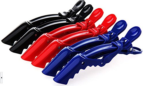 GBSTORE 12 PCS Random Color Hair Tamer Croc Hair Styling Clips for Women and Girls image 5