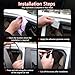 PLDPACASD Car Door Seal Strip for Jeep Commander (XK) 2006 2007 2008 2009 2010, Car Weather Stripping Sound Insulation Seal, Self Adhesive Rubber Edge Trim Seal Strip for Car Door Hood Trunk