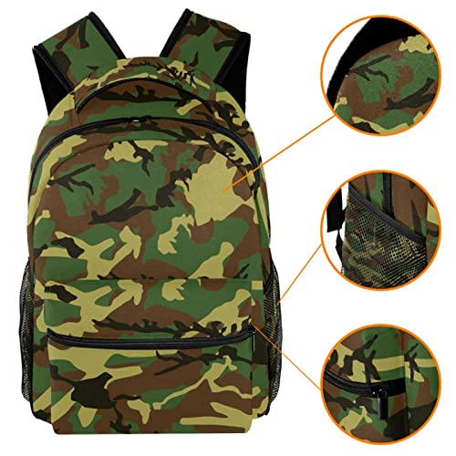 Mochila para portátil táctica con camuflaje impermeable y ergonómica 3