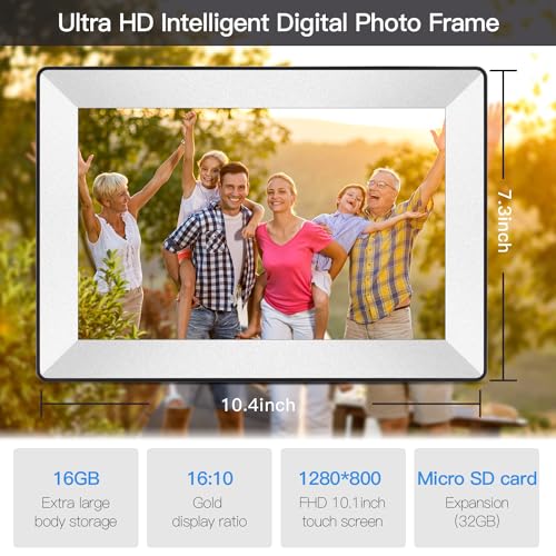 Sbusfgt HY-01C Uhale 10.1Inch Digital Picture Frame Wifi Smart Digital Photo Frame 1280 * 800 Ips Hd Touch Screen thumb #6
