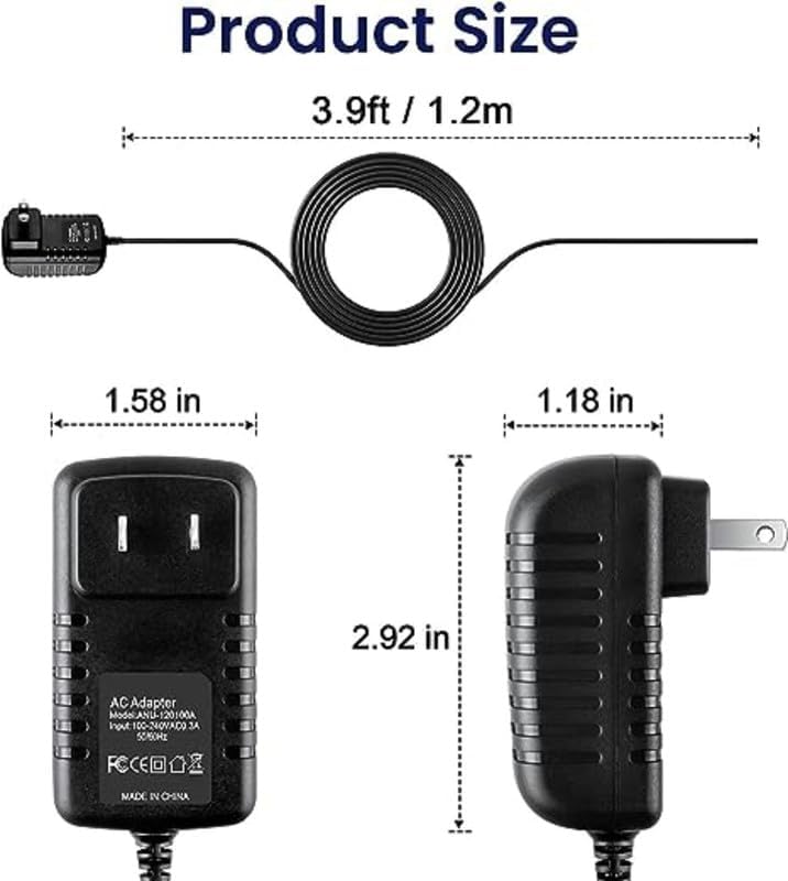 Miniatura 4 de GizMac 6V 1A Adapter Compatible with Sony ICF-SW7600GR ICFSW7600GR ICF-SW7600G ICFSW7600G FM PLL Synthesized Stereo Receiver Radio Digital AM FM
