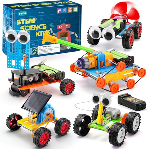STEM Kits for Kids Age 8-10, STEM Toys Crafts for Boys Ages 8-12 8-13, Science Robot Building Kit 6-8 9-12, Engineering Experiments Projects for 8 9...