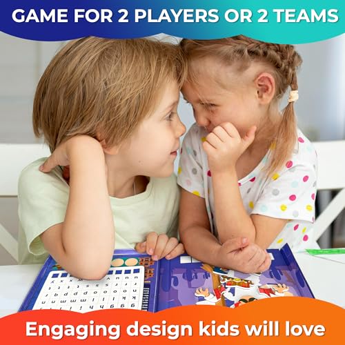 Image of QUOKKA Magnet Game for Kids 3-5 - Hangman Game Kids Ages 4-8 - Travel I Road Trip I Plane I Car Ride - Magnetic Toddler Travel Toys