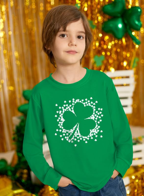 BesserBay Kids St. Patrick's Day Theme Long Sleeve Shirt Soft Cotton Irish Top 2-10 Years4