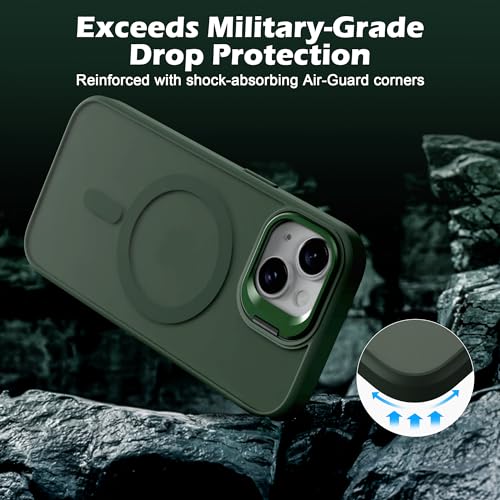 Coque iPhone 13 MagSafe avec anneau de support photo intégré antichoc - 6