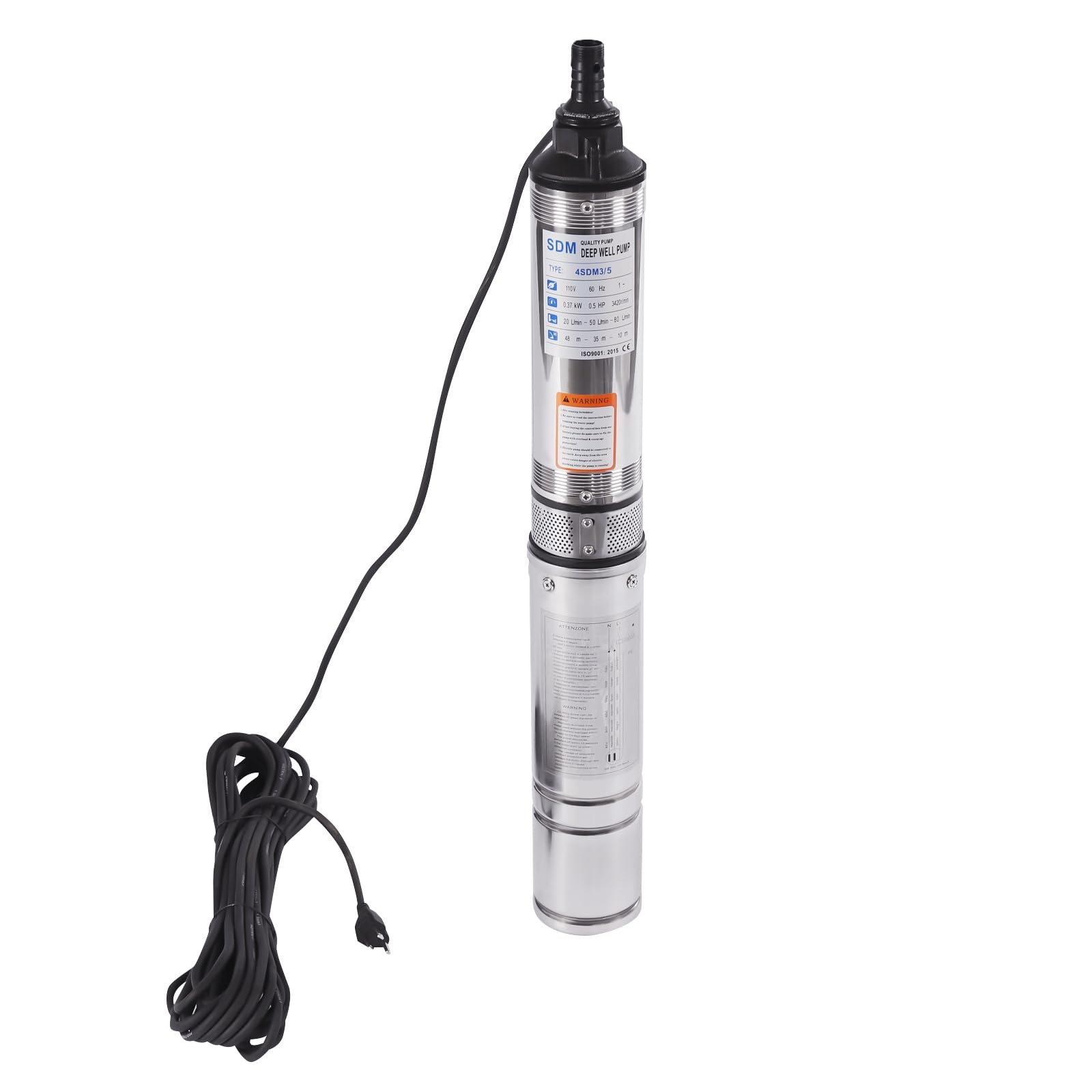 mignonnememe Submersible Deep Well Pump