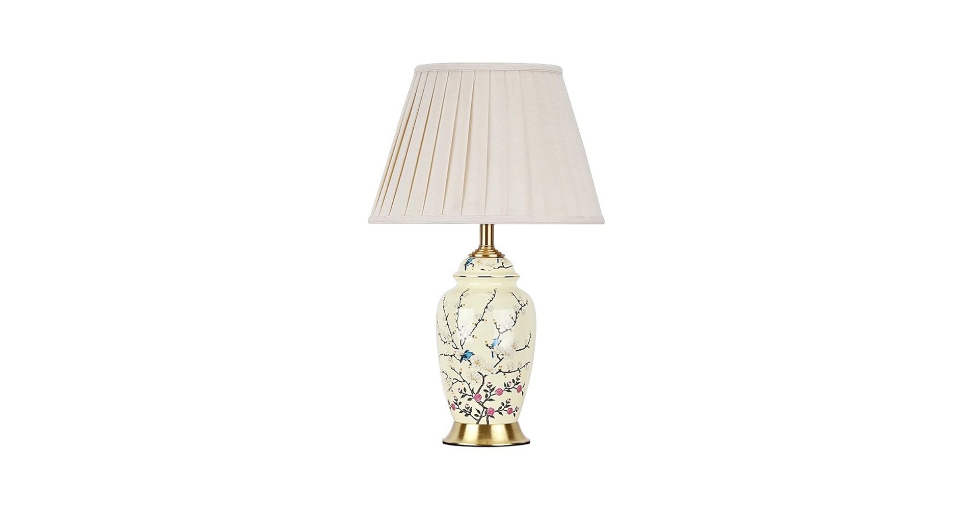 Amazon.com: ELUKHT Table Lamps Porcelain Table Lamps Flower