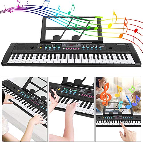 Orgue électronique Clavier éclairé électronique Percussion Effet sonore 8 Clavier électronique 61 touches pour débutants - Les Beatles, Paul McCartney, John Lennon, RIngo Starr, George Harrison Orgue électronique Clavier éclairé électronique Percussion Effet sonore 8 Clavier électronique 61 touches pour débutants – Image 3