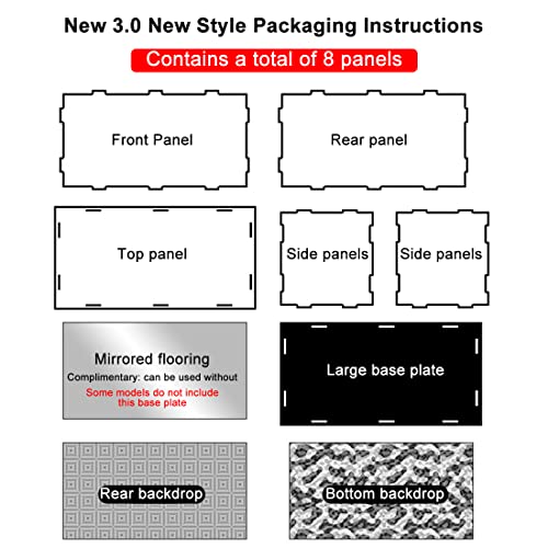 GUDAN Acryl Schaukasten Vitrine für 21331 Sonic The Hedgehog Green Hill Zone, 3mm Perspex Staubbeweis Show Fall Base… – Bild 8