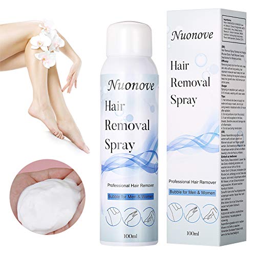 Preisvergleich Produktbild Haarentfernungsspray, Haarentfernungscreme, Enthaarungsmittel, Haarentfernungsschaum, Hair Erase Schmerzlose, Mild Formula, Enthaarungsmousse, geeignet für Männer und Frauen, 100 ml