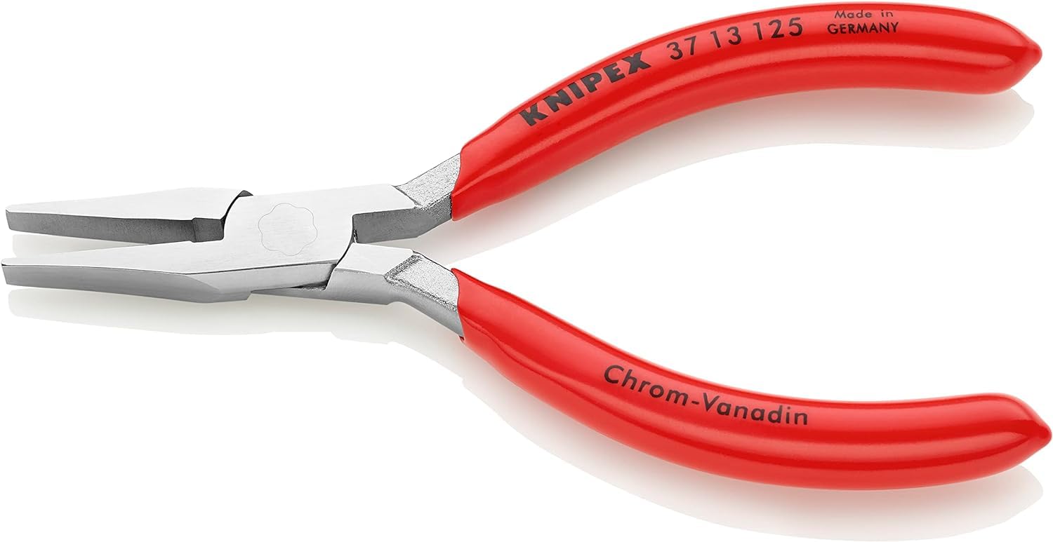 KNIPEX Pinza prensile per meccanica fine cromata rivestiti in resina sintetica 125 mm, 37 13 125