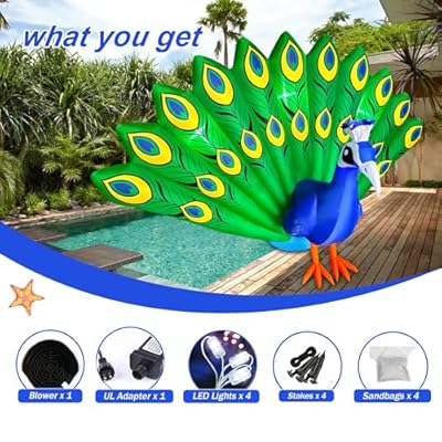 Stunning Inflatable Peacock: Must-Have für Ihren Garten! – Bild 7
