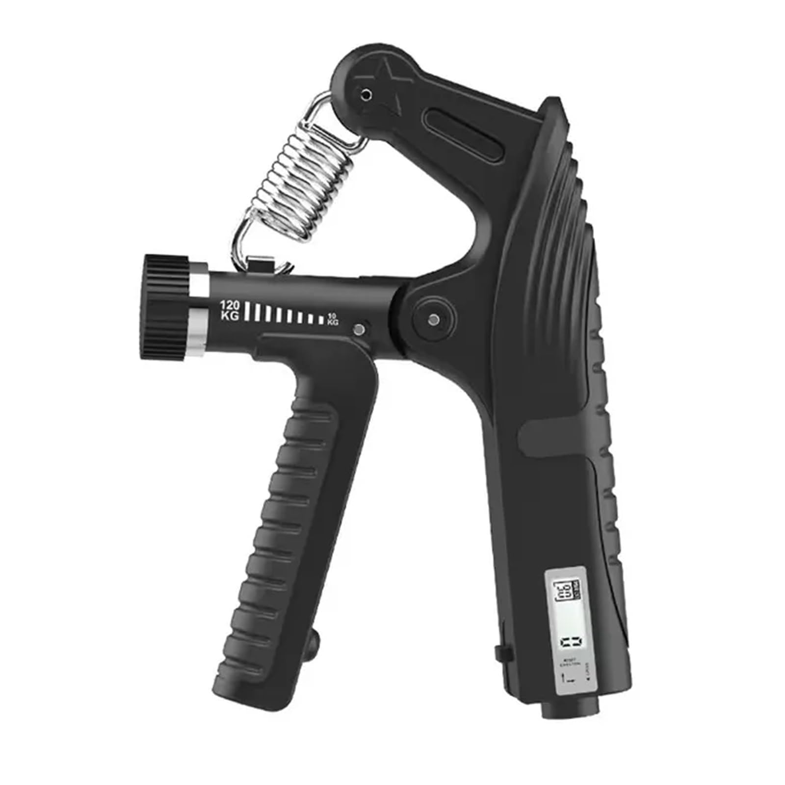 FLYIODFCXV Wrist trainer, 5-120kg Hand Strengthener Adjustable Muscle Recovery Fitness Strength Exercise Handgrip(Elec 10-120Kg-C1)