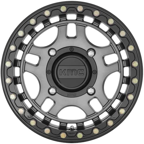 Amazon.com: KMC Powersports KS240 15X7 4X156 G-MTL BLK-RING 38MM