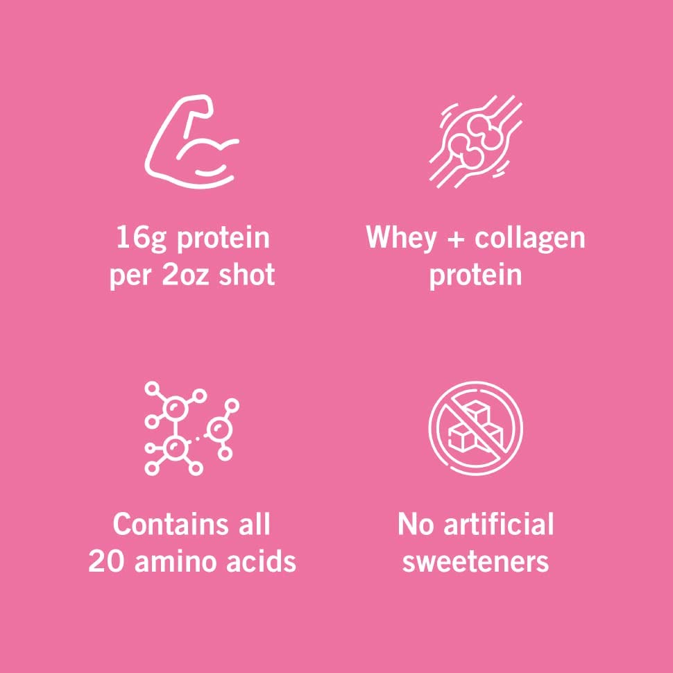 Vidafuel Protein Drink, 16g protein per 2oz shot