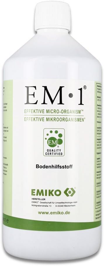 RUNADI EM-1 - Microorganismi Effettivi Per Terreno E Piante, Confezione Da 1000 Ml