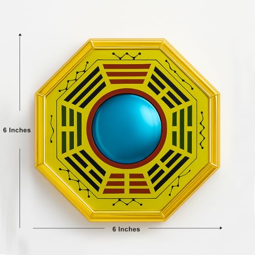 Image of Feng Shui Pakua Mirror | Wall & Door Decor for Positive Energy, Protection & Vastu Correction | Bagua Mirror to Remove Negative Energy (6 Inch)