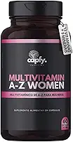 Multivitamínico AZ Mulher Completo com 13 Vitaminas e 9 Minerais Vitamina A C D E B7 B12 60 Cápsulas 500mg Premium Capfy. Nutrition