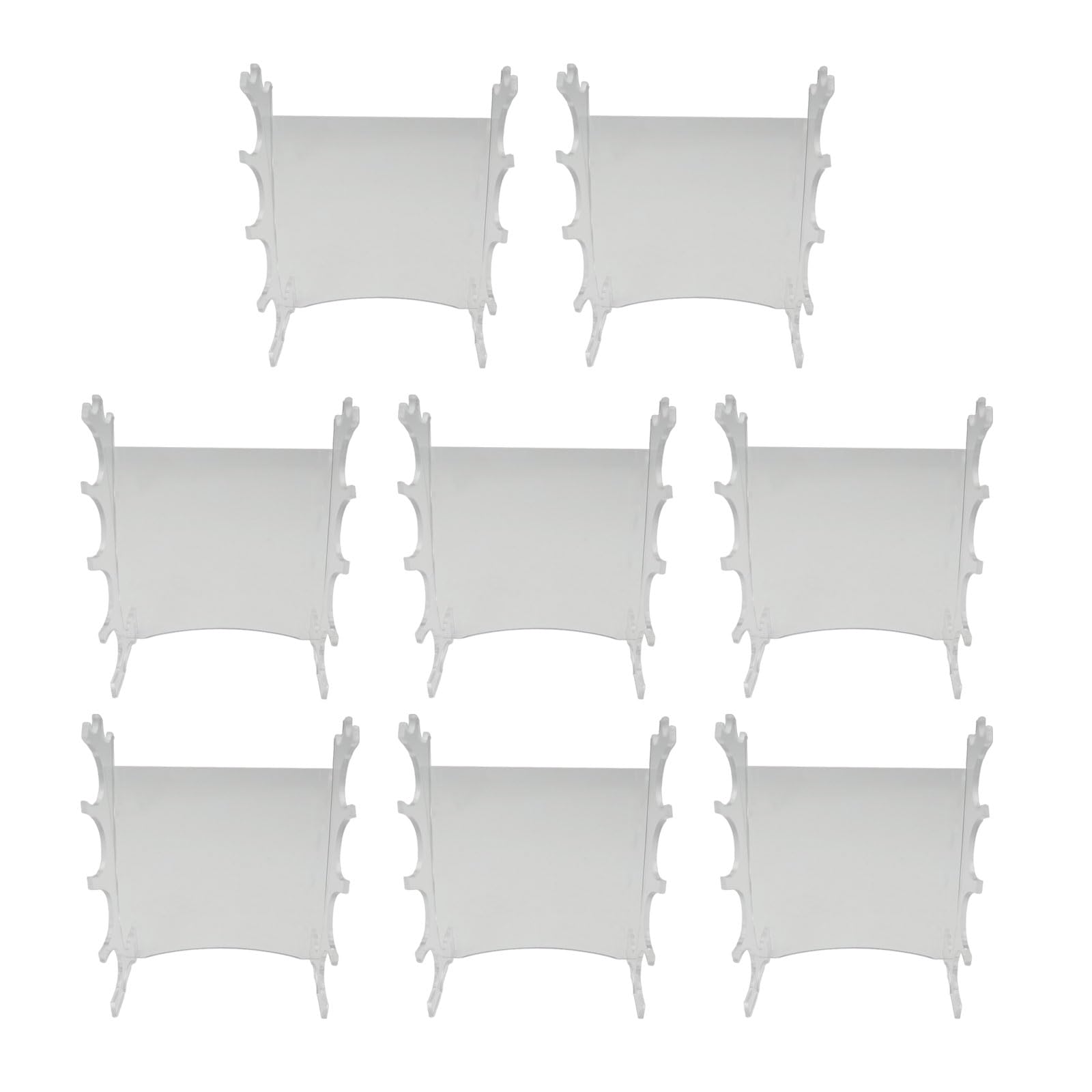 2/8 pezzi acrilico portapenne espositore multifunzionale porta pennelli cosmetici pennello rack penna a sfera organizer rimovibile