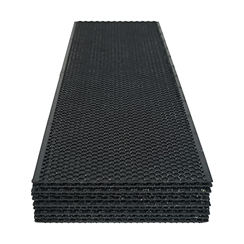 PENGJIEBEEXTM Bee 9 Foundation,Bees Waxed Coated Foundation Sheet,Bee Plastic Foundation,Beehive Foundation Sheets,Portable Plastic Foundation Sheet,Beehive Equipment(Deep Box)