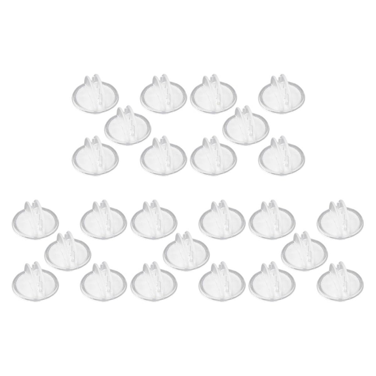 MAGICLULU Lot de 25 Clips D'étiquette en Plastique pour Affichage de Marchandises, Porte-affiches de Prix Sécurisé et Multifonctionnel, Design Simple et Élégant pour Restaurants et Cartes