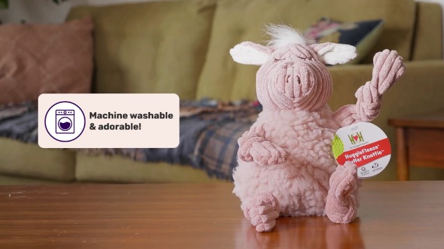 Juguete sonoro de peluche para perro grande HuggleHounds miniatura 7
