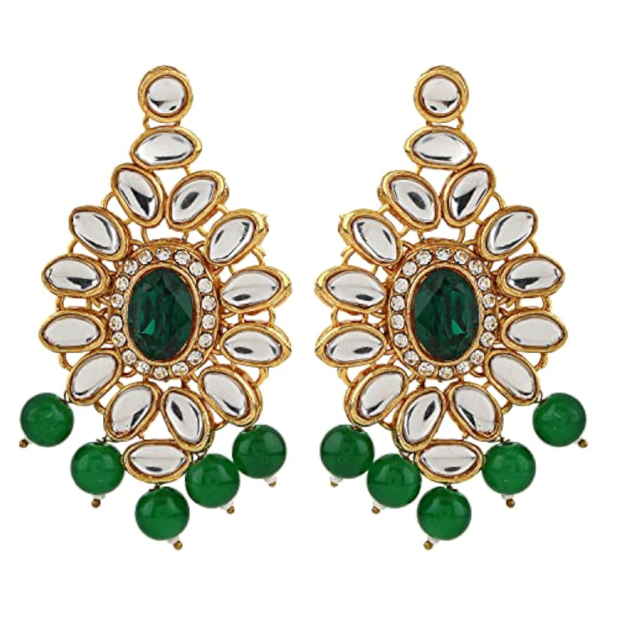 Women's Kundan Necklace Set, Traditional Elegance