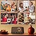 Audiocrazy Vintage Wooden AM FM Bluetooth Radio with 10 Watts Powerful Sound, Retro Bluetooth Speaker Radio with Softly Glowing Dial, Bass Control, Aux Input, Headphone Jack, for Home, Office, Kitchen